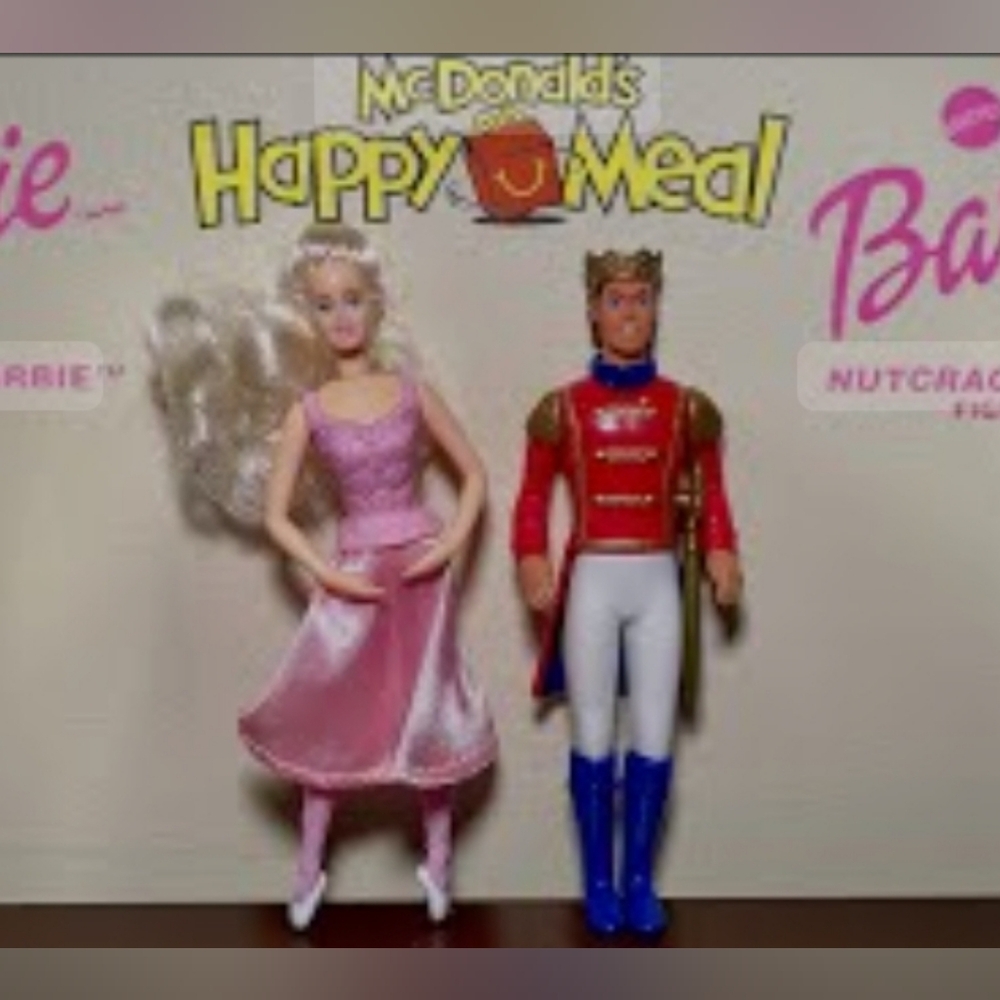 2001 Barbie & Ken Nutcracker Toys Made for McDonald's Happy Meal